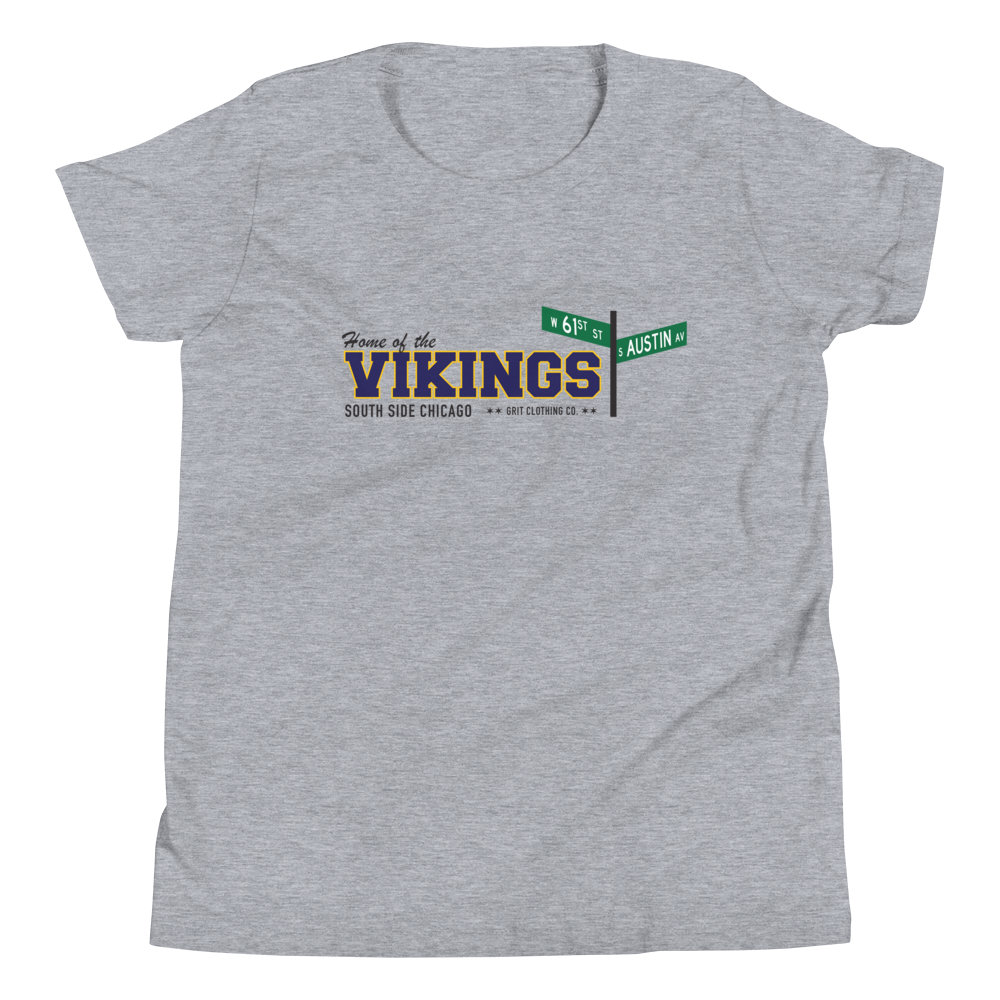 Vikings - 61st & Austin - Youth T-Shirt – Grit Clothing Co