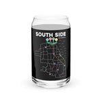 South Side Baseball - Can Shaped Glass