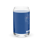 North Side Baseball - Can Shaped Glass