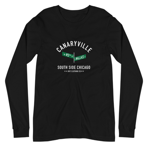 Canaryville - 45th & Wallace - Unisex Long Sleeve T-Shirt