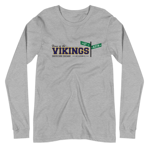 Vikings - 61st & Austin - Long Sleeve T-Shirt