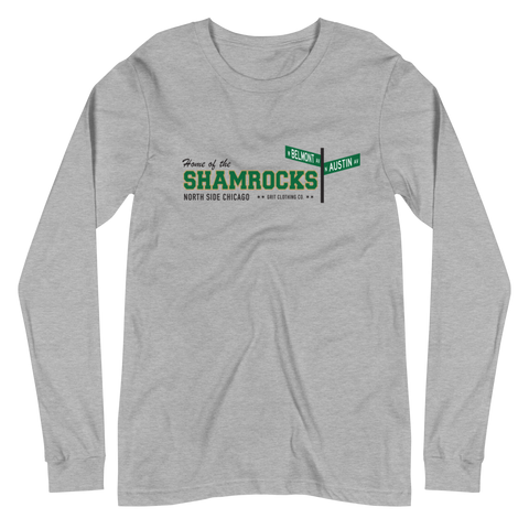 Shamrocks - Belmont & Austin - Long Sleeve T-Shirt