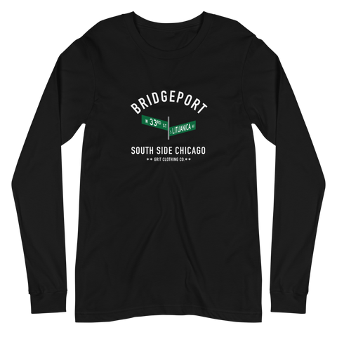 Bridgeport - 33rd & Lituanica - Long Sleeve T-Shirt
