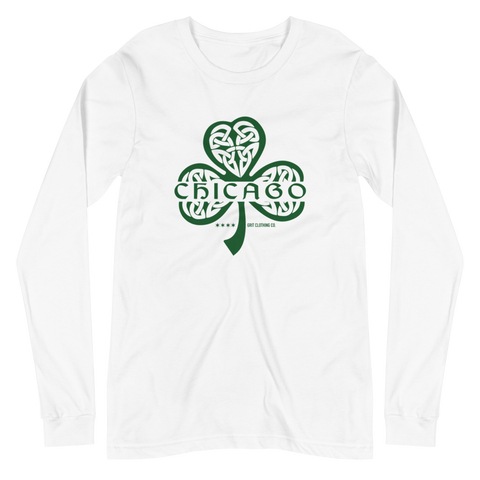 Chicago Celtic Shamrock - Unisex Long Sleeve T-Shirt