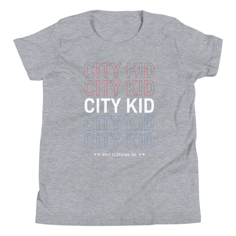 Red, White & Blue City Kid - Youth T-Shirt